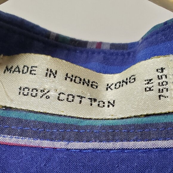 Abercrombie & Fitch Shirt Men's Y2K Button Down Collar Relaxed Fit Preppy Plaid - Picture 6 of 6